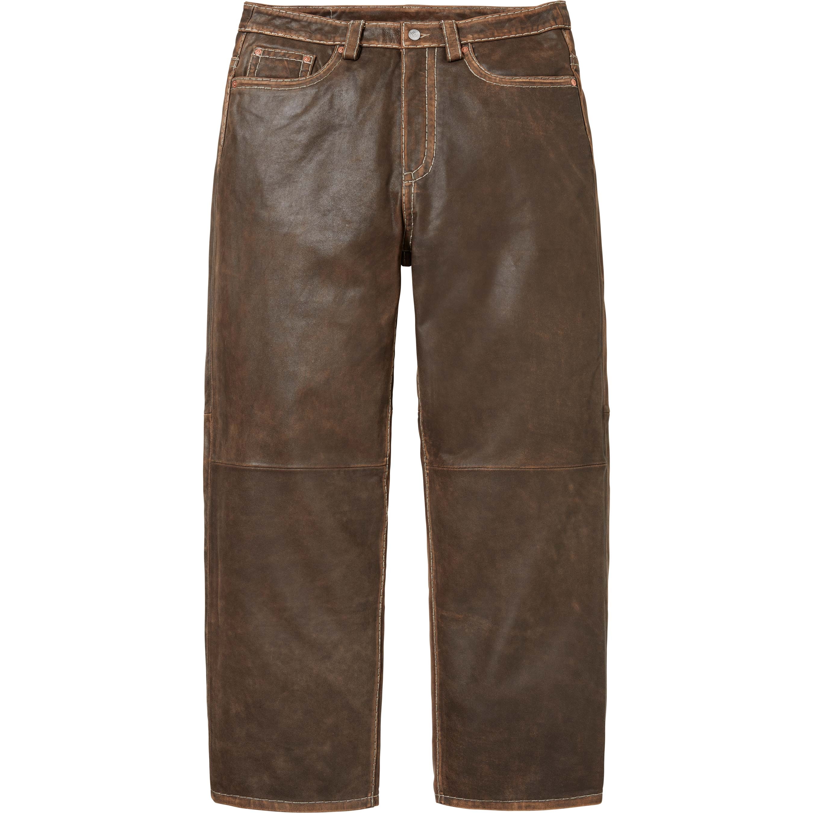 Supreme®/True Religion® Loose Fit Leather Pant view 6